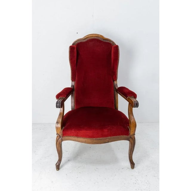 French Louis Philippe Armchair, 1800s For Sale - Image 10 of 10