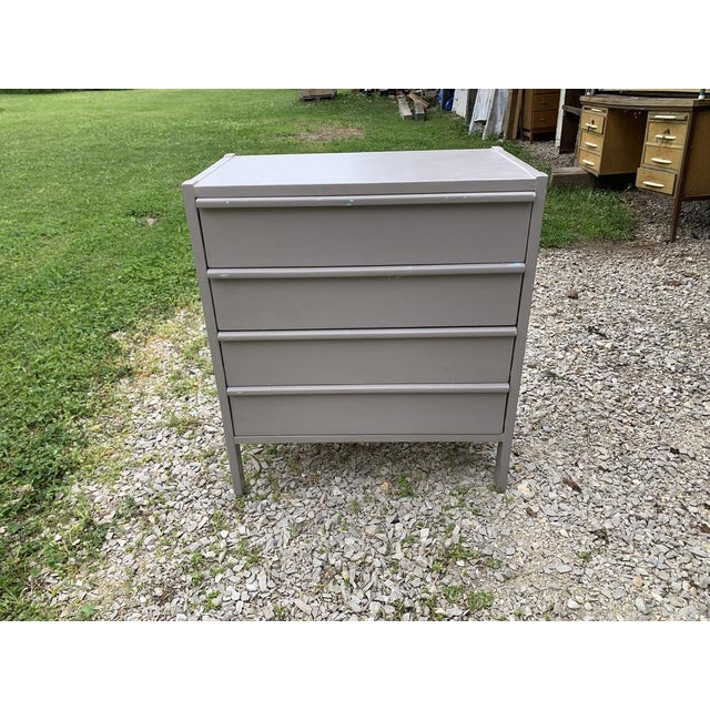 Danish Painted Wooden Chest of Drawers, 1960s For Sale - Image 6 of 6