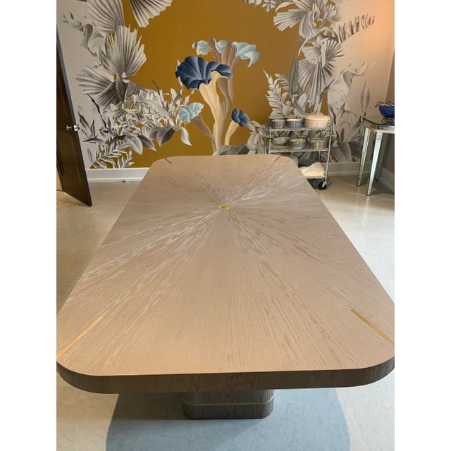 Jimeco ltda Bordeaux Deux Custom Dining Table For Sale - Image 4 of 9