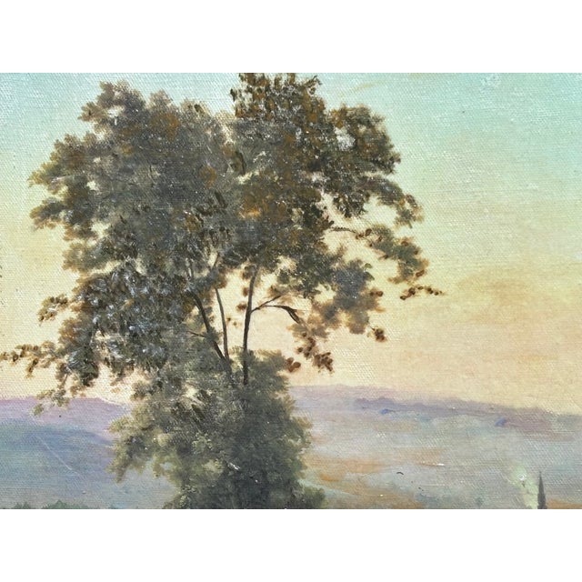 Mid/Late 19th C. Original Oil on Canvas - European / British Landscape Scene For Sale - Image 10 of 12