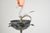 Mid 20th Century Restored Spanish Revival Wrought Iron Opalescent Glass Pendant Light For Sale - Image 11 of 12