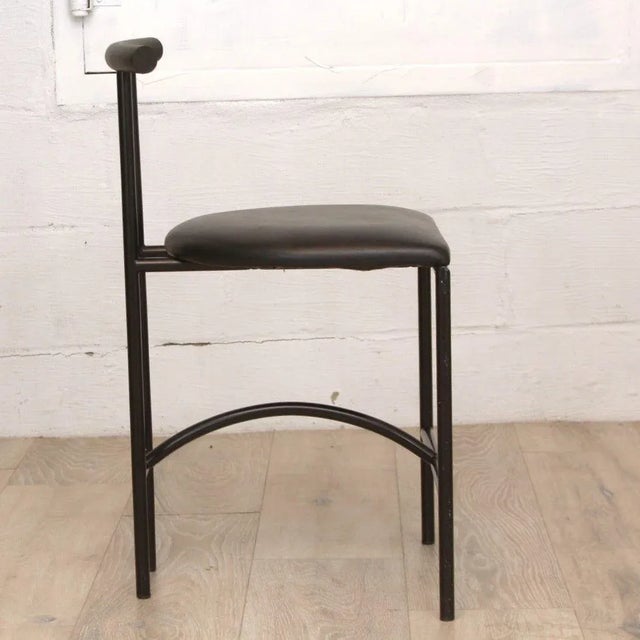 Postmodern Vintage Italian Tokyo Dining Chair by Rodney Kinsman for Bieffeplast C1980s For Sale - Image 3 of 9