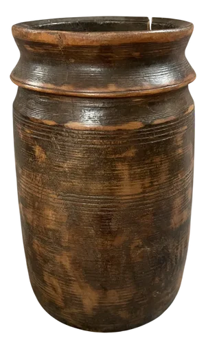 Wood Himachal Pot, 1920s