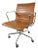 Herman Miller Eames Aluminum Group Office Chair in Caramel Leather For Sale