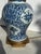 19c. Chinese Blue and White Lamp With Custom Shade For Sale - Image 17 of 18