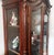 Vintage Glass and Walnut Display Cabinet, 1950s For Sale - Image 4 of 9