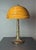 Mid-Century Pencil Reed Rattan Bamboo and Brass Table Lamp, 1970s For Sale - Image 11 of 17
