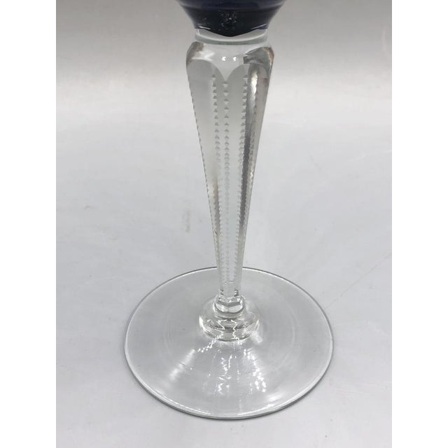 Saint Louis Wine Glasses, 1890s, Set of 2 For Sale - Image 15 of 17