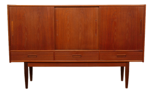Vintage Brown Highboard in Teak