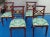 Wood 19th Century Set of 4 Regency Klismos Chairs With Gold Leaf Accents- For Sale - Image 7 of 8