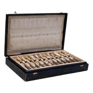 19th Century French Silver Plated Forks - Set of 12 For Sale