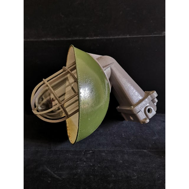 Vintage Industrial Aluminum and Enamel Wall Lights, 1950s, Set of 2 For Sale - Image 14 of 14