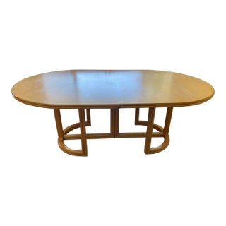 1960s McGuire San Francisco Extendable Dining Table For Sale