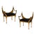 Italian Neoclassical Style Gold Leaf Benches - A Pair For Sale