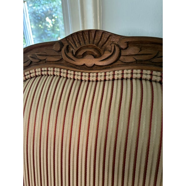 Vanguard Furniture Pair of French Arm Chairs For Sale - Image 4 of 10