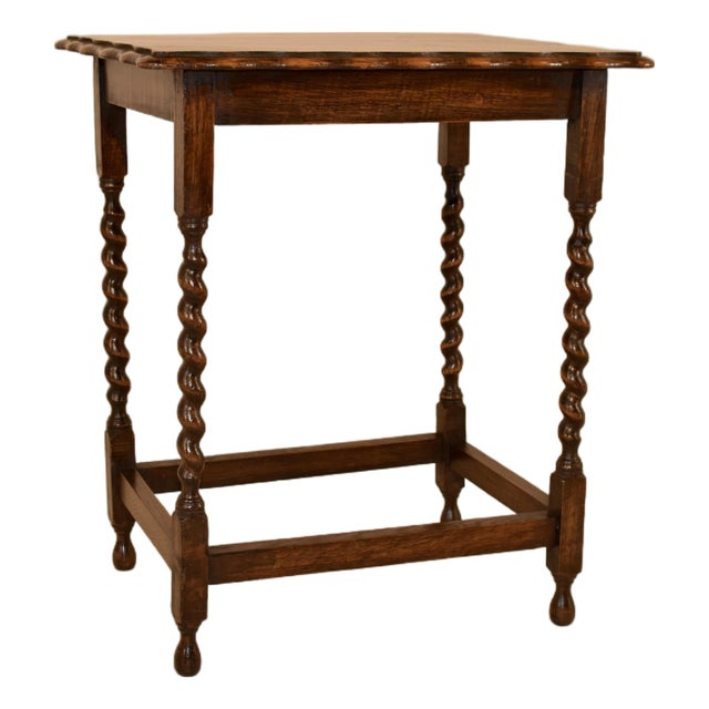 English Oak Side Table, Circa 1900 For Sale