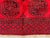 Red Vintage Afghan Khal Mohammad Aina Gul Bokhara Tribal Rug - 7'6" X 5'7" For Sale - Image 8 of 12