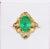 Early 21st Century GIA Certified Natural 6.9CTS VS E Diamond Emerald 18K Solid Gold Ring, size 6.5 For Sale - Image 5 of 6