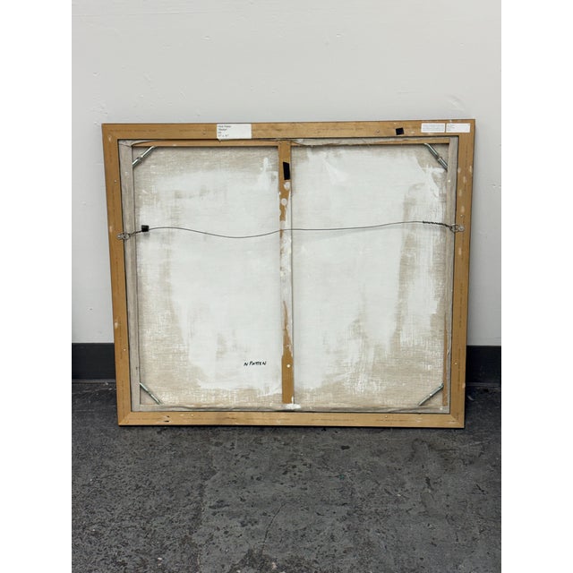 Nick Patten Shelter Oil on Canvas, Framed For Sale - Image 11 of 12
