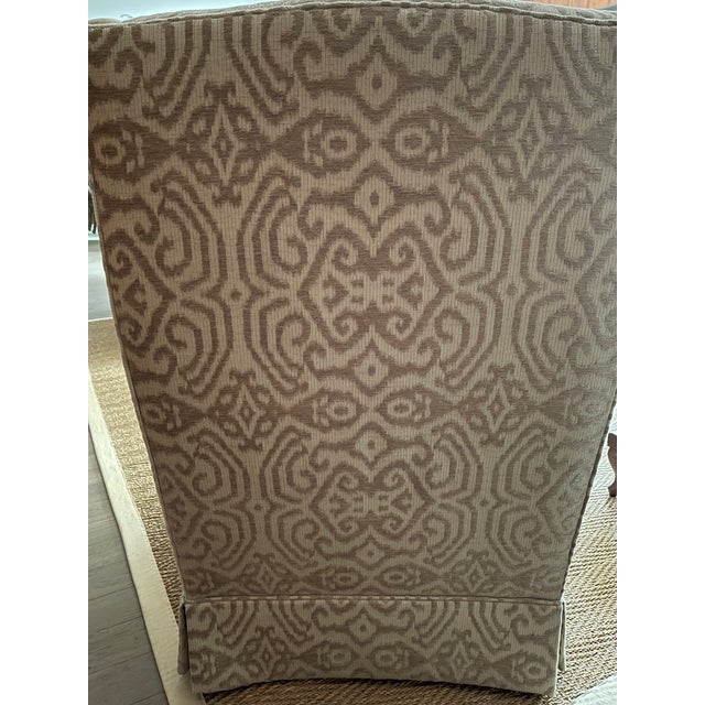 Striking Mid-Century Wingback Chair For Sale - Image 4 of 13