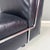 Italian Modern Square Lounge Chair in Black Leather and Metal, 1980s For Sale - Image 10 of 14