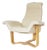 Vintage Scandinavian Beige Manta Lounge Chair by Ingmar Relling for Westnofa, Norway, 1970s For Sale