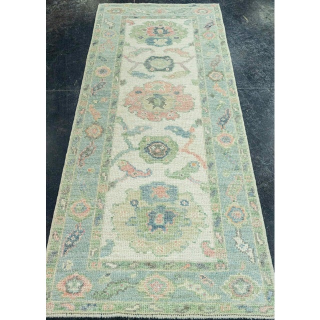 Turkish Oushak Rug 2'4" x 5'8" #20206 Explore a curated collection of hallway runners, wool rugs, and handmade...