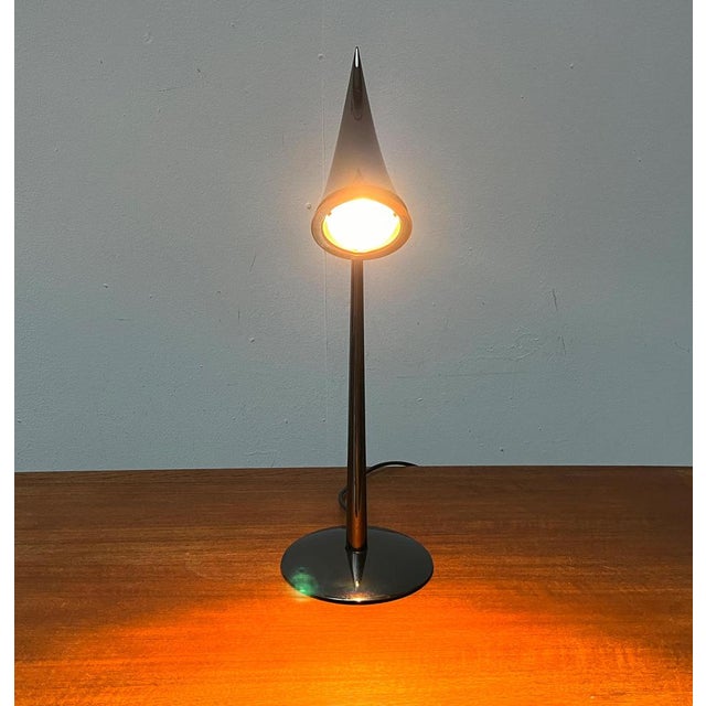 Black Postmodern Model Ara Table Lamp by Philippe Starck for Flos, 1980s For Sale - Image 8 of 18