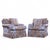 George Smith Scroll Arm Lounge Chairs - Pair Each chair measures: 36 wide x 39 deep x 35 high, with a seat height of 20...