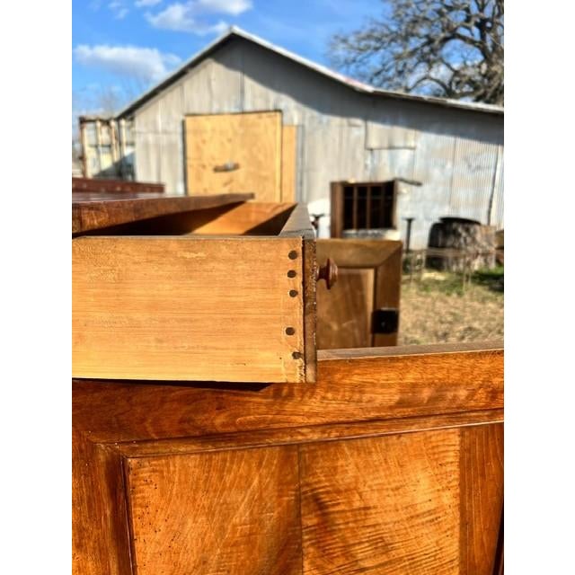 Sienna 18th Century French Country Empire Solid Walnut Sideboard / Credenzas For Sale - Image 8 of 13