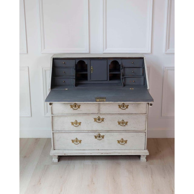 Scandinavian 18th Century Bureau, c.1790 For Sale - Image 14 of 16