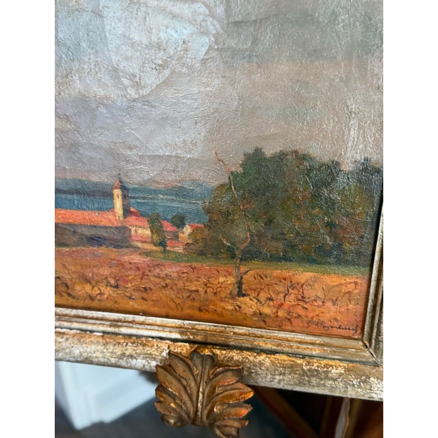 Sky Blue Gregoor Van Puyenbroeck French Riviera Landscape, Porquerolles, 1932 For Sale - Image 8 of 11