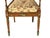 Wood Late 20th Century English Adam’s Style Painted Cane Armchair For Sale - Image 7 of 16
