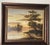 Beautiful Highwaymen Tropical Landscape oil on canvas painting, framed and signed Valdivia.