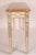French Louis XVI Style Painted and Silvered Leaf Console Table With Marble Top For Sale - Image 3 of 13