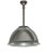 Industrial 1 of 3 - Large Vintage Industrial Chic Holophane Pendant Light For Sale - Image 3 of 4