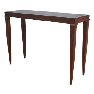 Hickory Chair Co Mahogany Directorie Sofa Hall Table For Sale