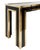 1970s Mid-Century Modern Italian Wood and Glass Console Table, 1970 For Sale - Image 5 of 7