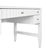 Worlds Away Matthew Izzo Home Franklin Matte White Fluted Five Drawer Writing Desk For Sale - Image 4 of 10