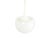 White painted metal with sandblasted glass shade. Plastic canopy. Very good condition. Body lamp measures cm 50 h x 32 d...