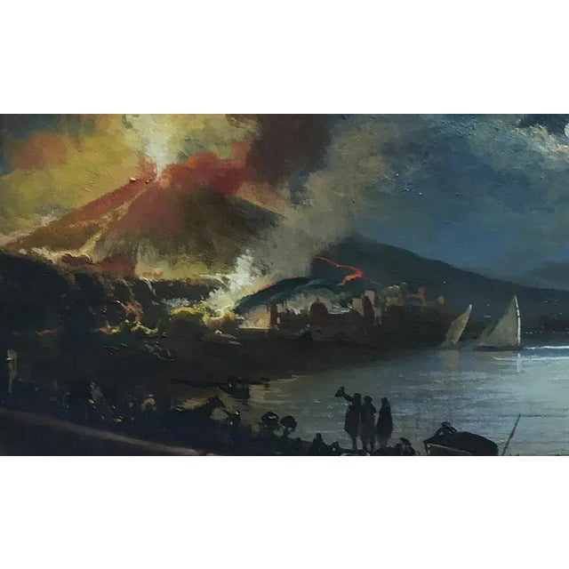 Naples, Posillipo School, Italian Landscape, Oil on Canvas, Framed For Sale - Image 3 of 6