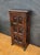 Rustic Spanish Rustic Solid Oak Cabinet with Paneled Door and Iron Hardware, 1880s For Sale - Image 3 of 10