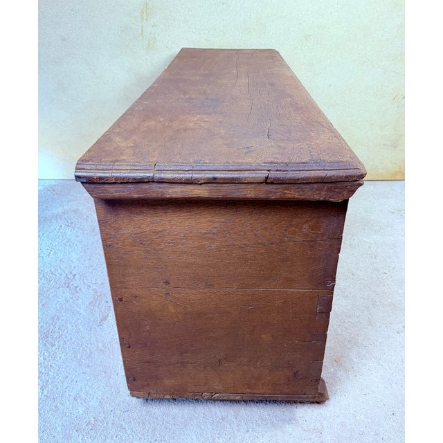 Late 18th Century Spanish Carved Wood Chest with Gothic Decoration, 1880 For Sale - Image 11 of 15