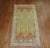 Early 20th Century Early 20th Century Antique Turkish Yellow Prayer Scrolle Niche Rug For Sale - Image 5 of 6