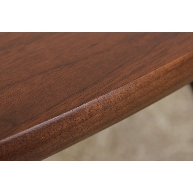 Mid Century Modern Walnut Table or Stool For Sale - Image 9 of 12