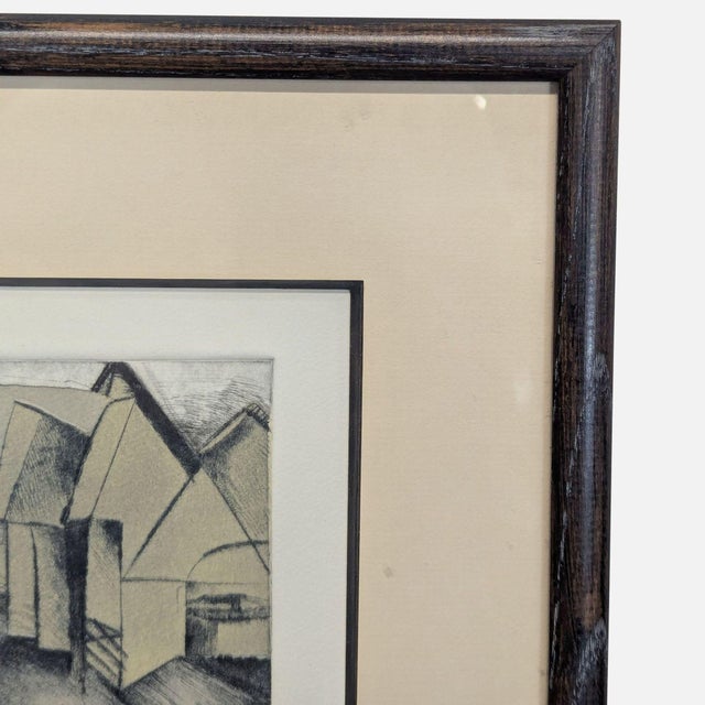 This is a limited edition abstract print by Mexico City artist Mario Romero, numbered 15 out of 20. The artwork is...