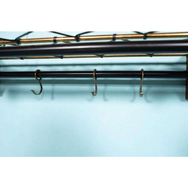 Vintage Swedish Coat Rack in Teak, 1960s For Sale - Image 10 of 12