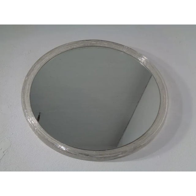 Large Acrylic Glass Mirror, 1970s For Sale - Image 10 of 14