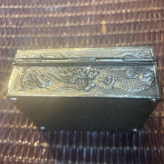Chinoiserie Japanese Box With Dragon Circa 1920 For Sale - Image 3 of 4