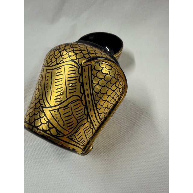 Mid 20th Century Burmese Lacquerware Owl Trinket Box. For Sale - Image 6 of 7